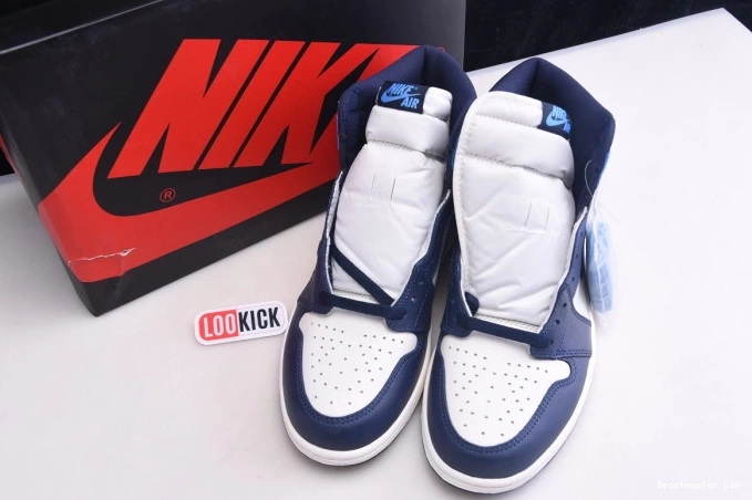 Bmlin Jordan Air High 555088-140 Obsidian OG Retro 1 0727